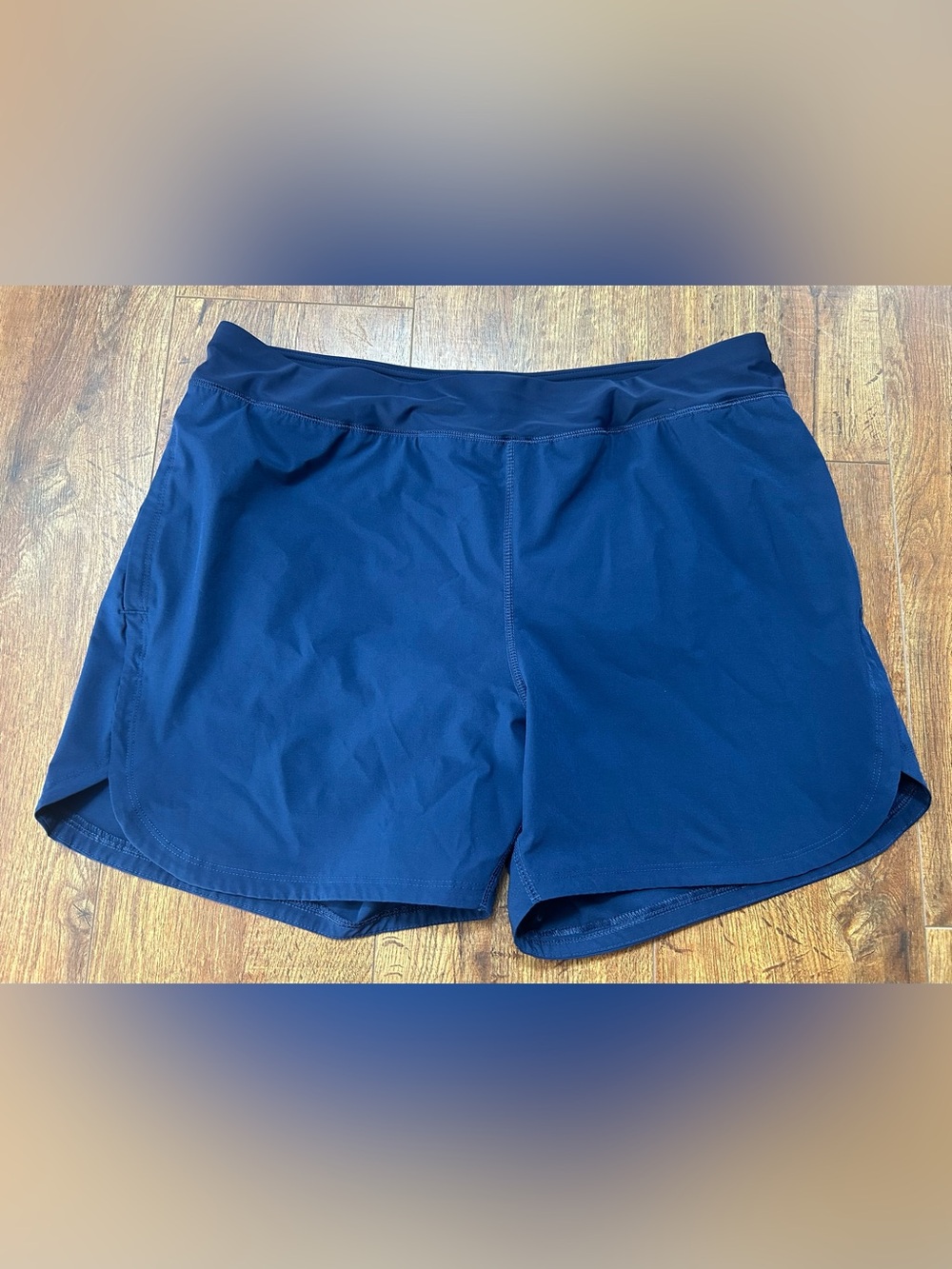 Lands' End Women's Deep Navy Athletic Shorts Size Large 14-16